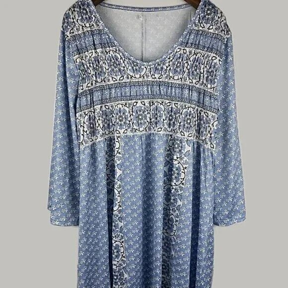NEW‎ Boho Tunic Sizes 3x, 4x, 5x, 6x, - Picture 5 of 11